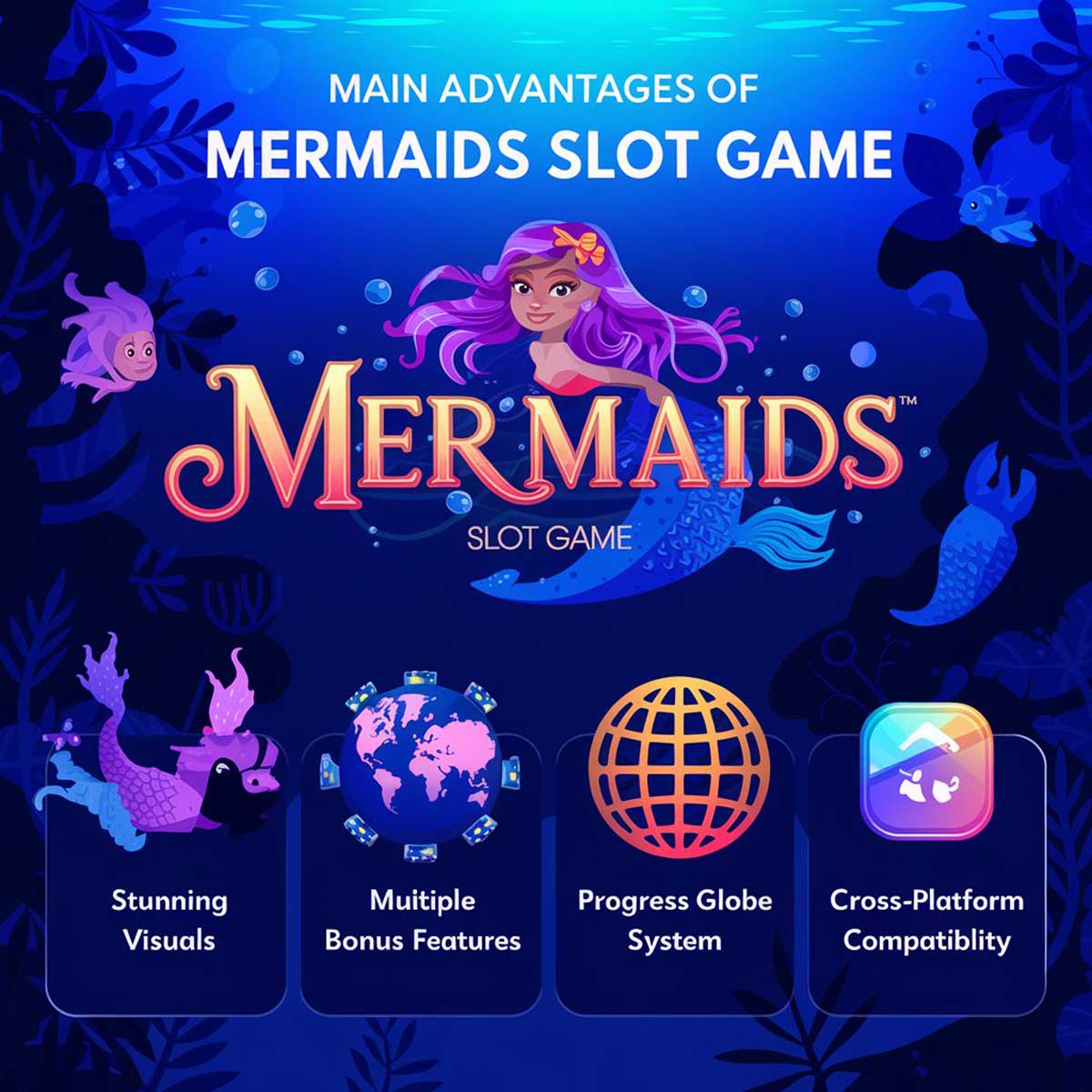 Mermaids slot machine game